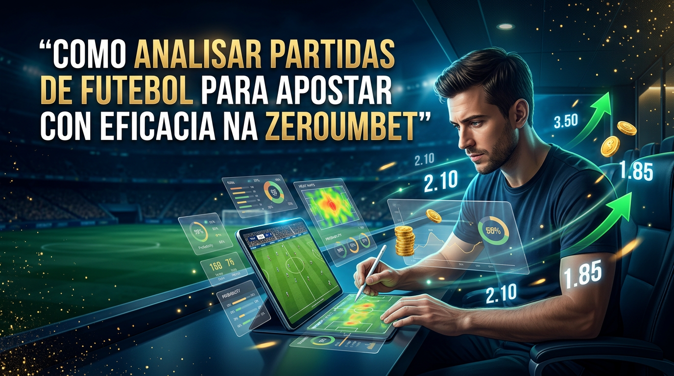 Como analisar partidas de futebol para apostar com eficácia na Zeroum Bet